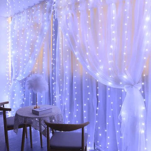 Cortina de Led com 300 Luzes Para o Natal  - PROMOÇÃO DE LANÇAMENTO