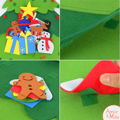 Árvore de Natal Infantil Criativa para Educação